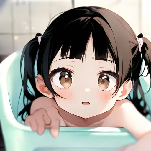 Nyanan의 💦동생의 첫 샤워🚿