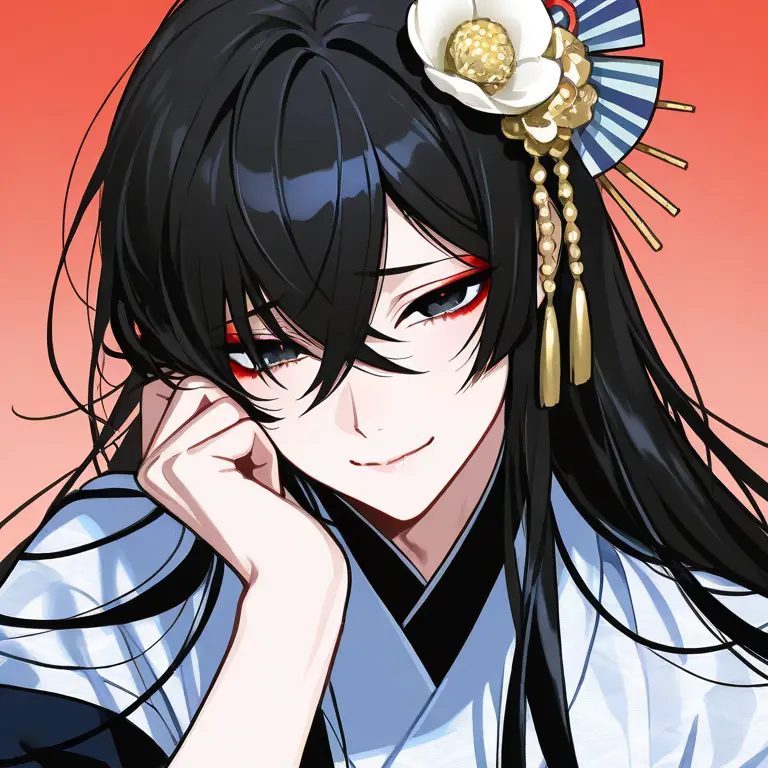 Uru_96의 女装して夜伽に通う青年