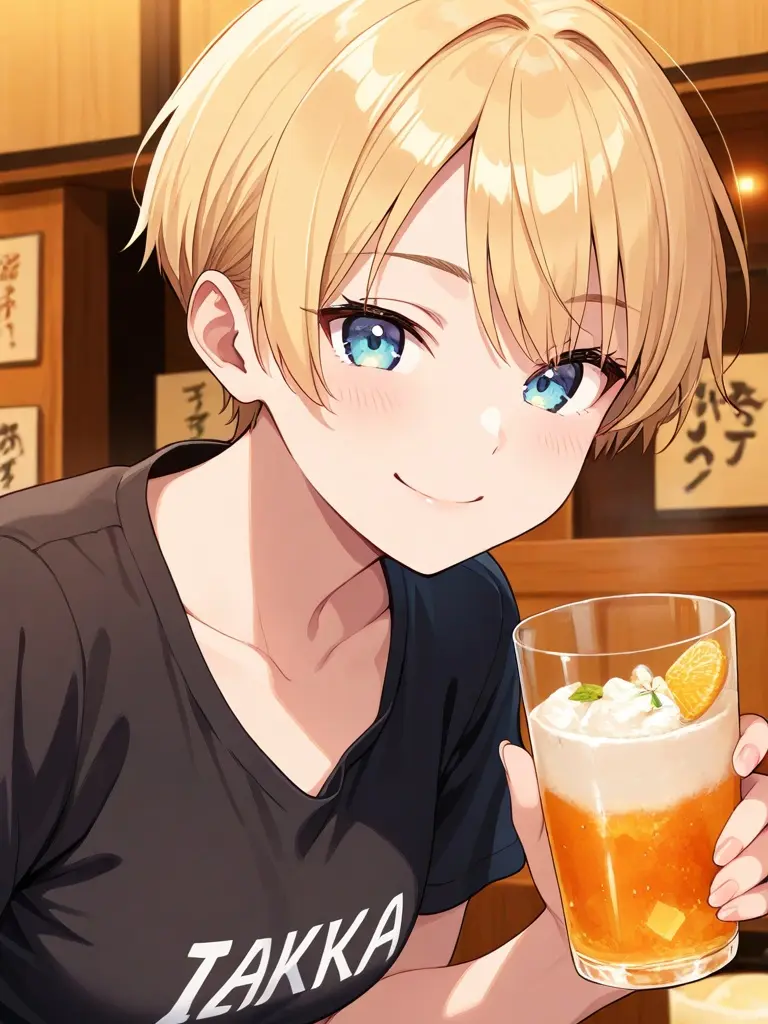 Nekomeshihanten의 同じゼミの金髪の子