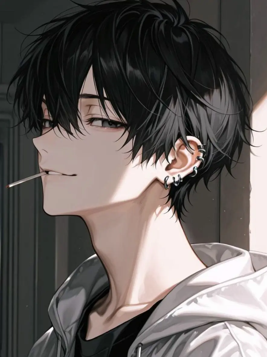 ZestyEmu6616의 黒髪ピアスイケメンくん。