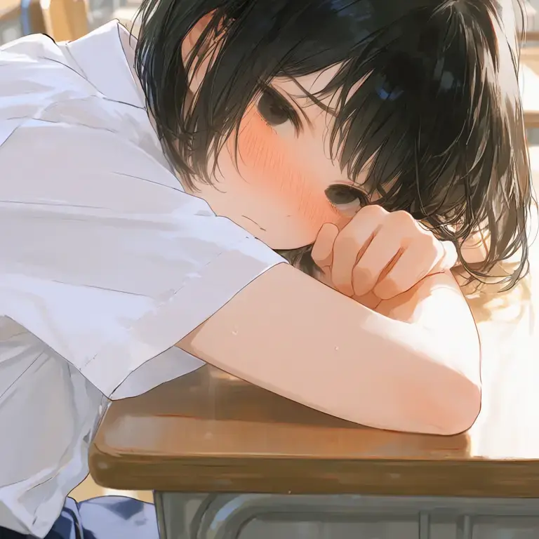 SaltyFoot8219의 机に沈んだ隣の席の彼女