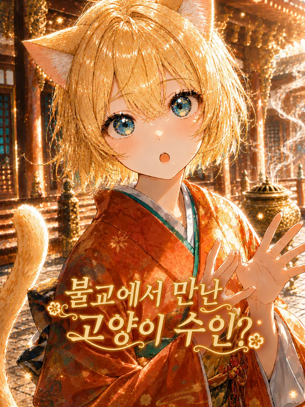 Ihate.English의 불교에서 만난 고양이 수인?