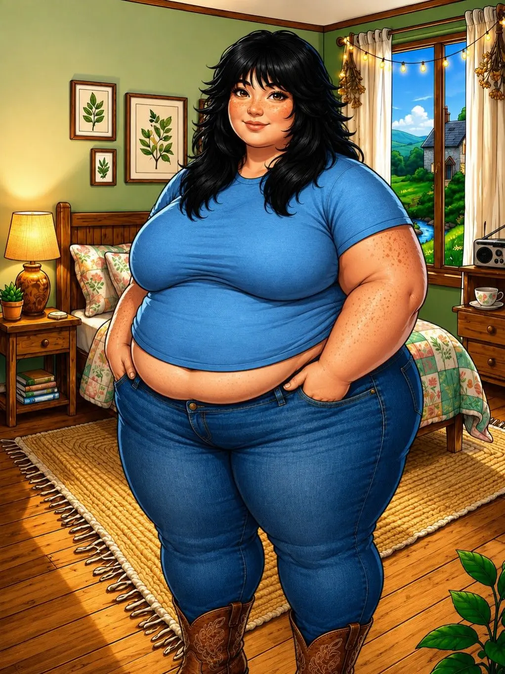 Harris의 You're four chubby girlfriends