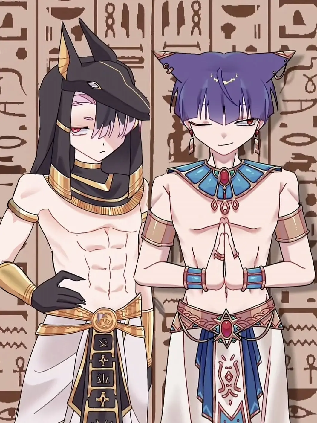 DecentSable2731의 犬猿2人エジプトの神官？！