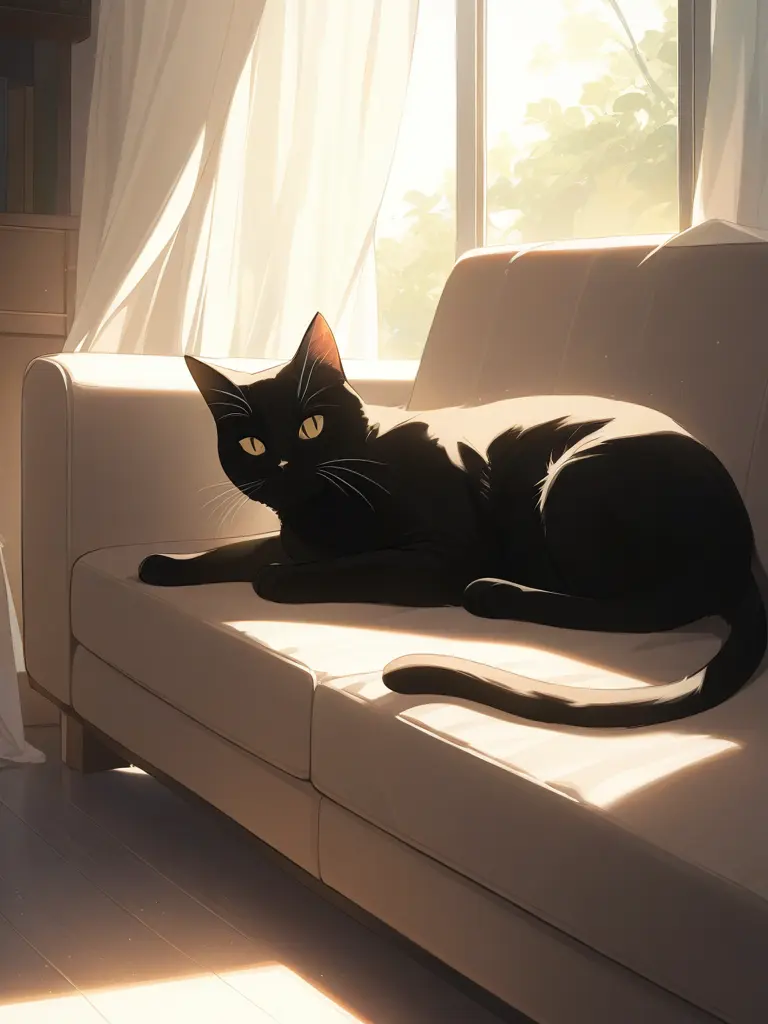 OpenHeron6609의 可愛い黒猫さん