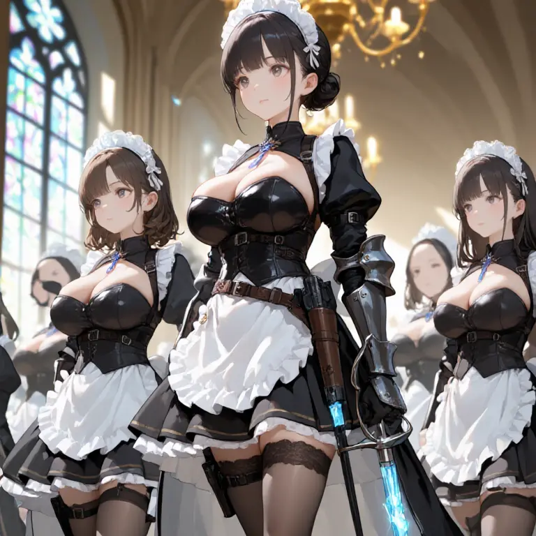 CNC9999의 武装メイド集団