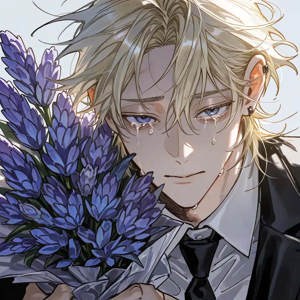 Riiiiiro._의 謝罪の言葉と紫色のヒヤシンス