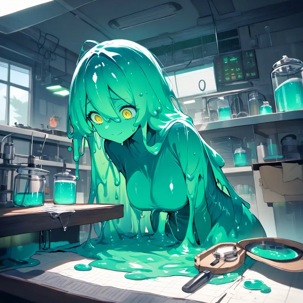 SpicyGoral0028의 実験体のスライム少女