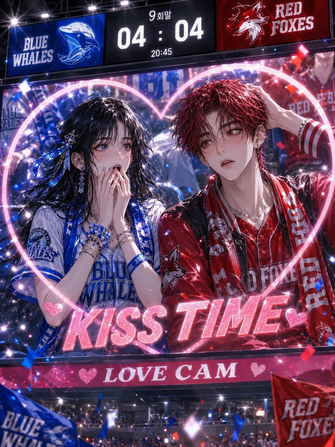 hinaveil의 <Kiss Time>9회말의 첫키스