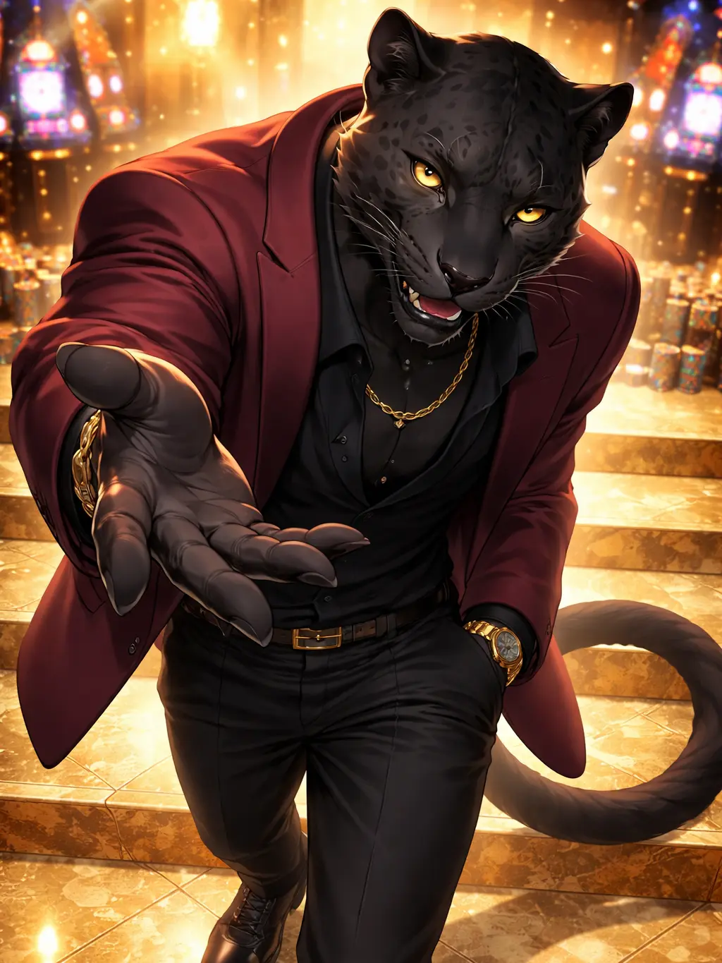 Daeddoni의 카지노의 흑표범 티아고