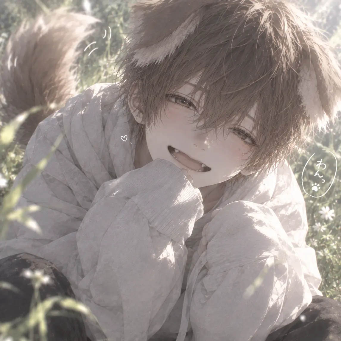 motimoti1230의 １匹のわんちゃんと１匹のきつね 。