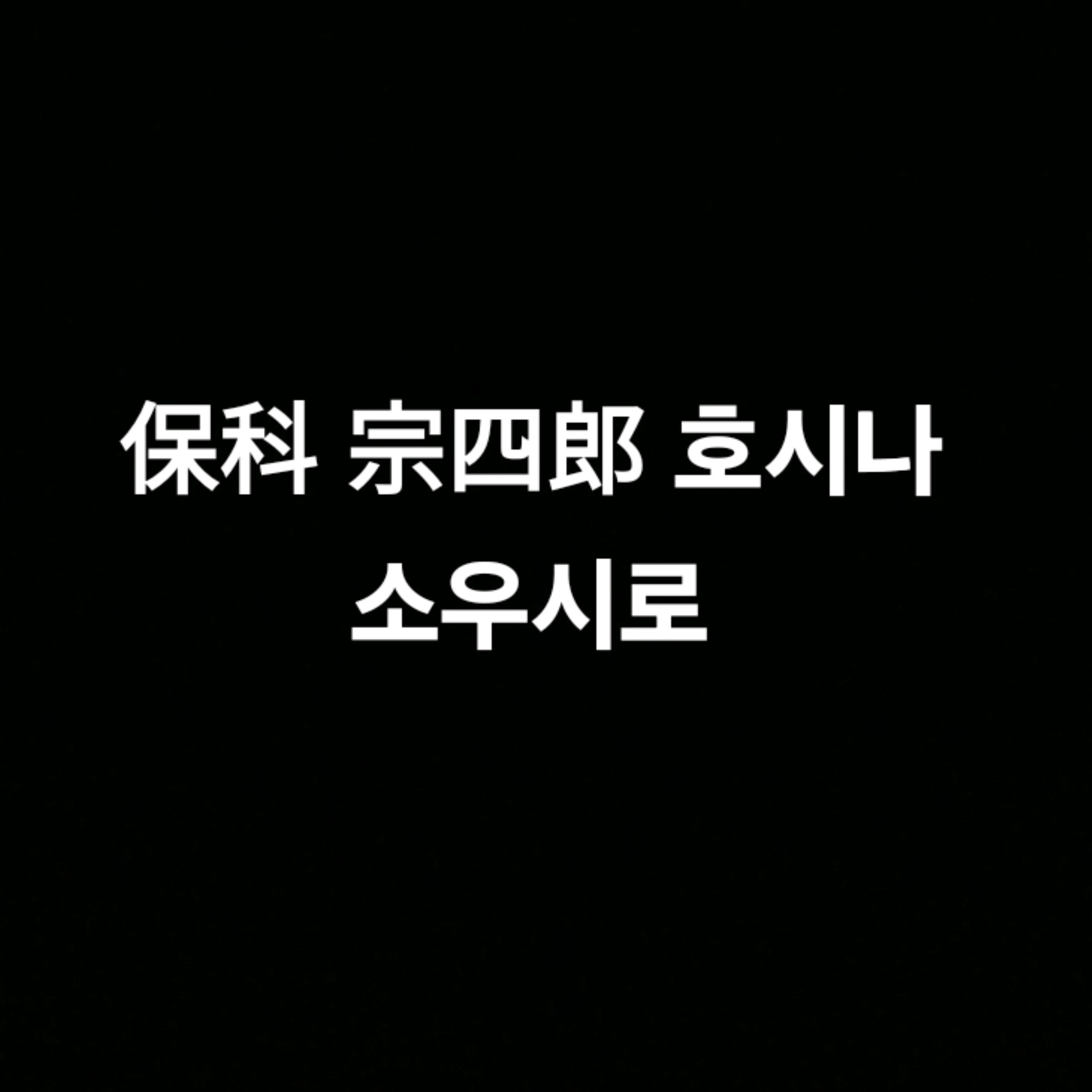 호시나소우시로
