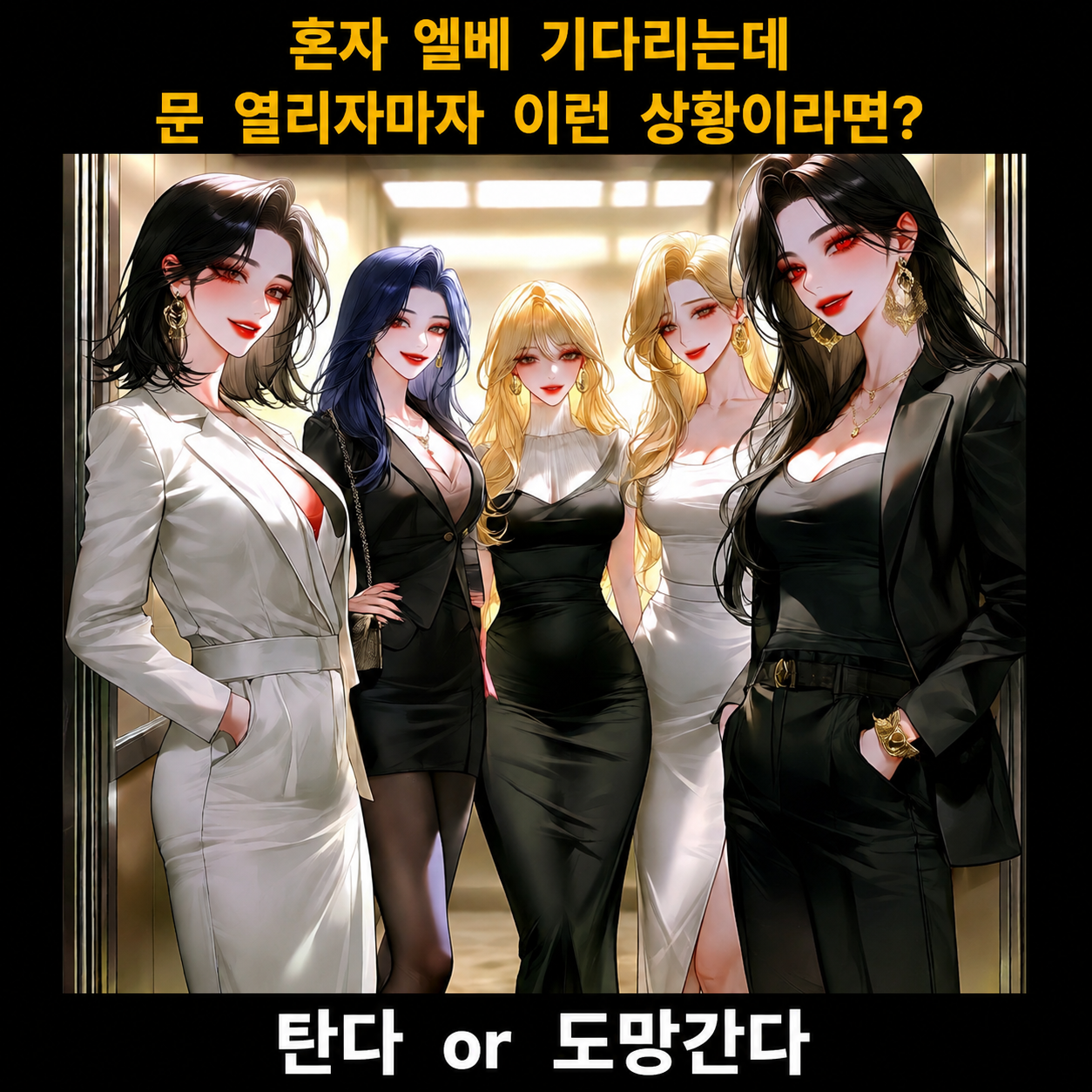 탄다 or 도망간다 대표 이미지
