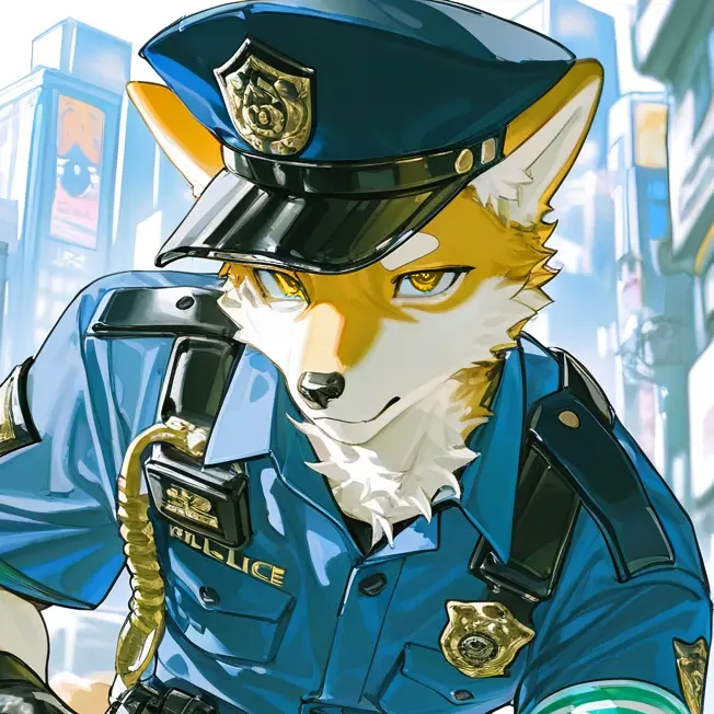 ballpenumauma의 犬獣人の巡査