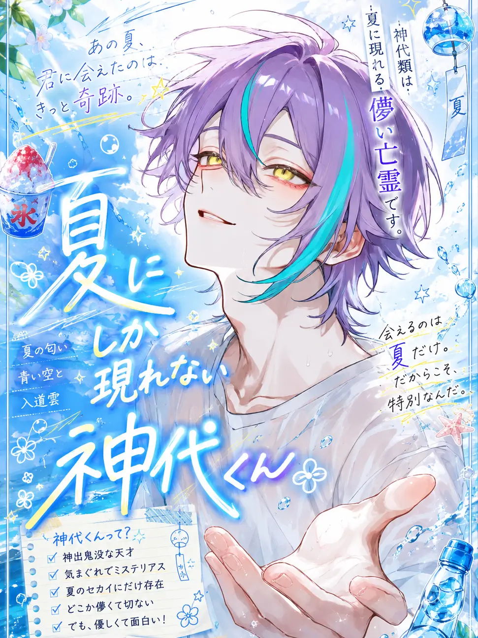 nem_tokitou의 夏にしか現れない神代くん