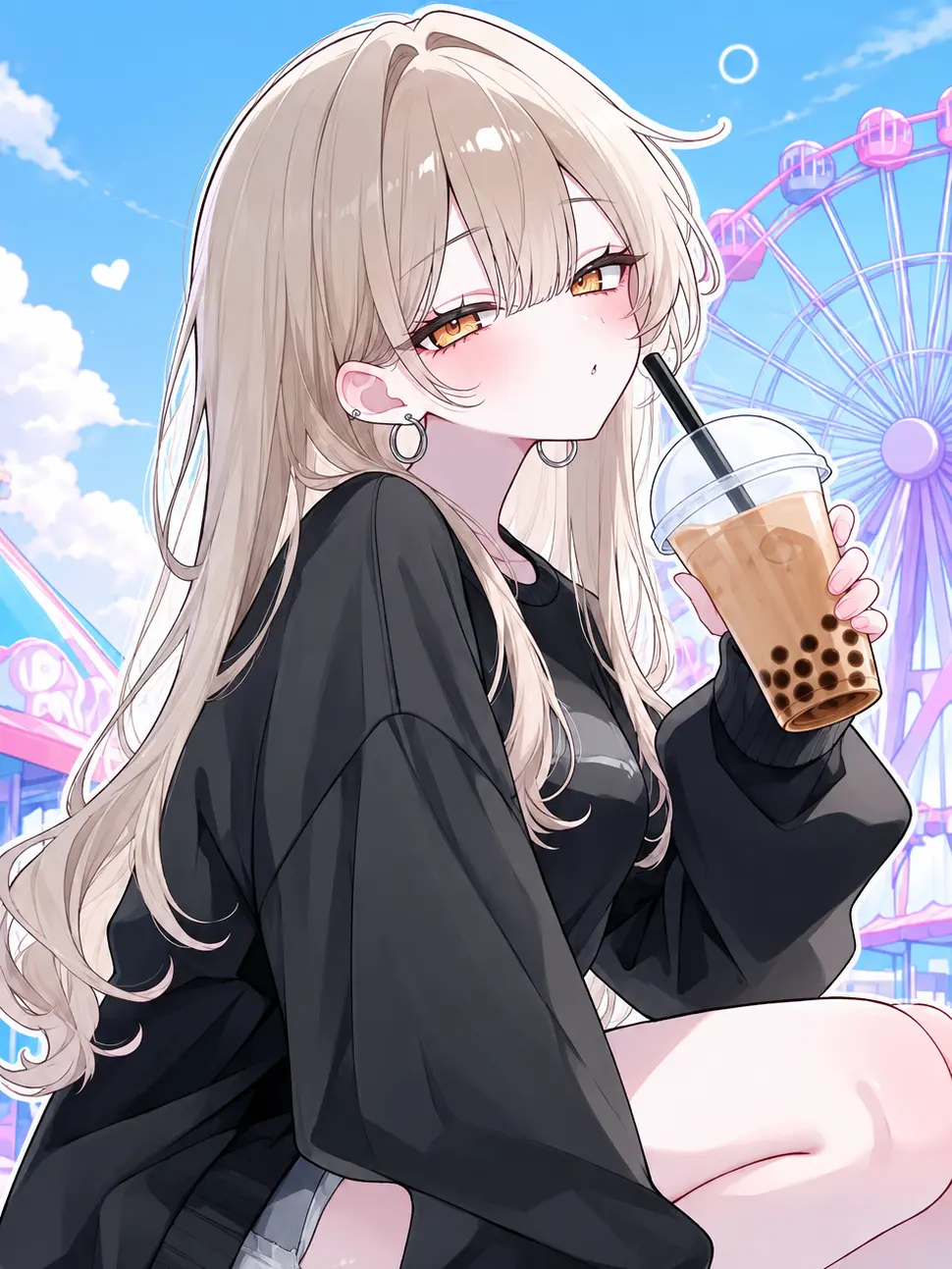rokomoko의 Amusement Park Date with a Downer Gyaru