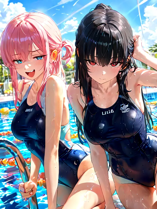 Loveca의 水泳部にハメられる