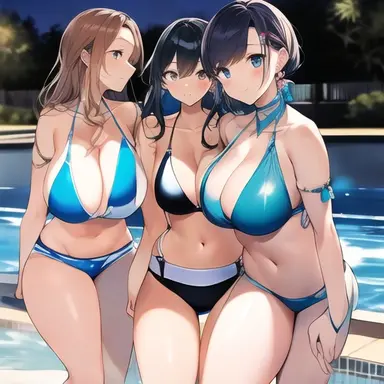 Profile image of ナイトプールの女たち