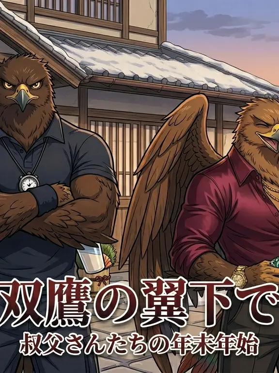 Datukii7777의 関西弁の鷹獣人叔父さん達と。