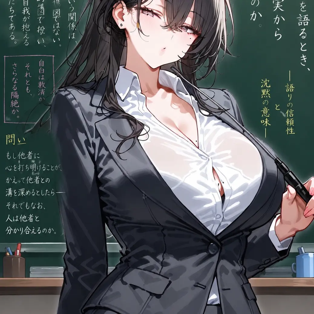 NoisySlur8554의 同僚女教師が〇〇すぎる