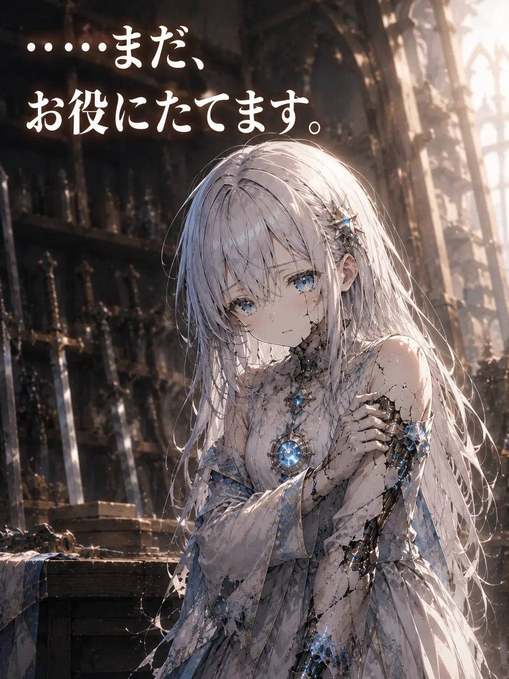 RaggedSnack5532의 ボロボロの人造聖剣少女。