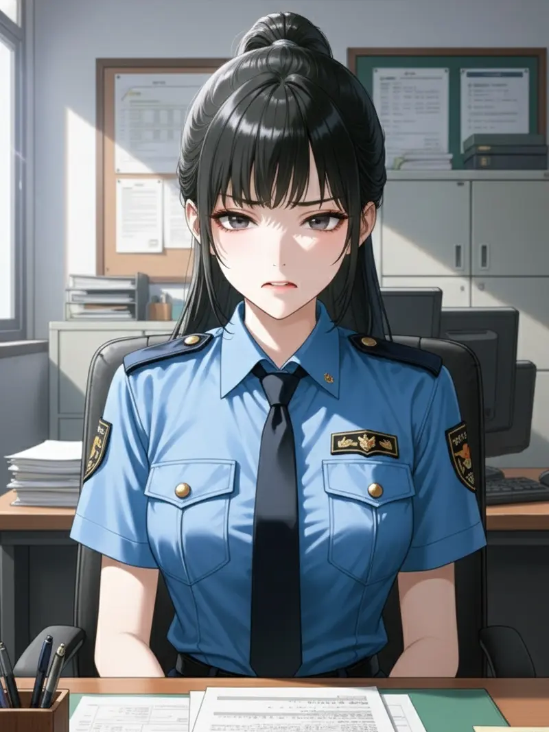 OliveEra2187의 TS 여경님의 시골 파출소 생활