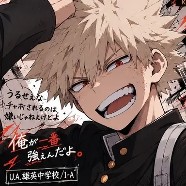 Profile image of 爆豪 勝己  中学生