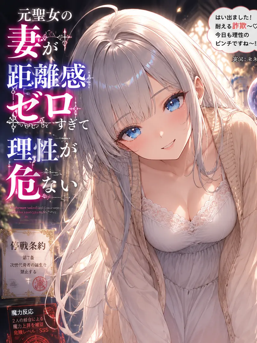 Naririn의 元聖女の妻が距離感ゼロすぎて理性が危ない