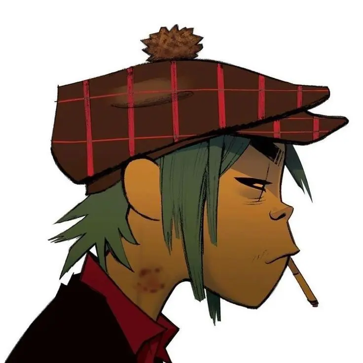 Im_amelia의 2D has a new gf?-Gorillaz
