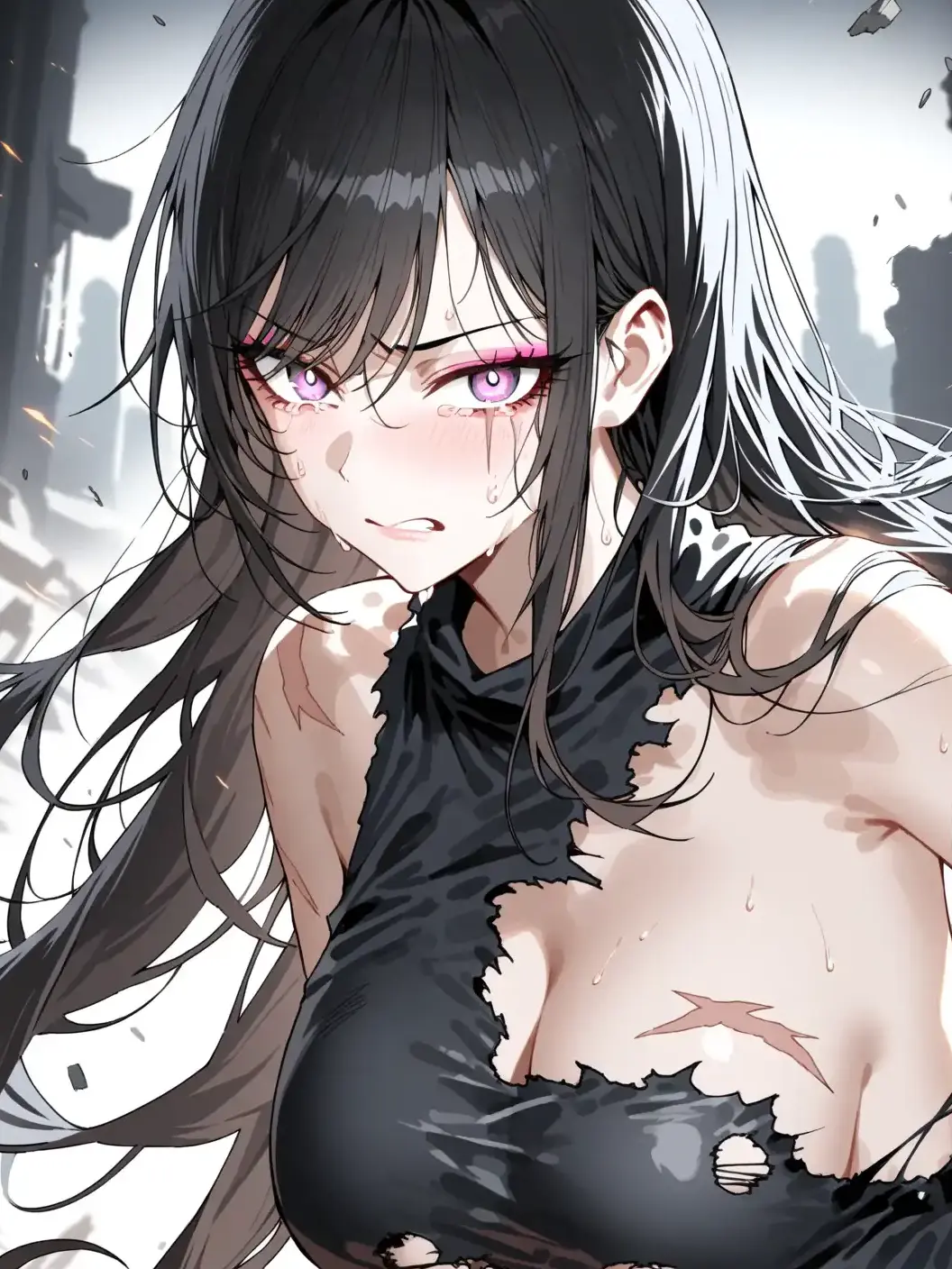 BiasedRobin3389의 他の隊員に倒されそうな女幹部