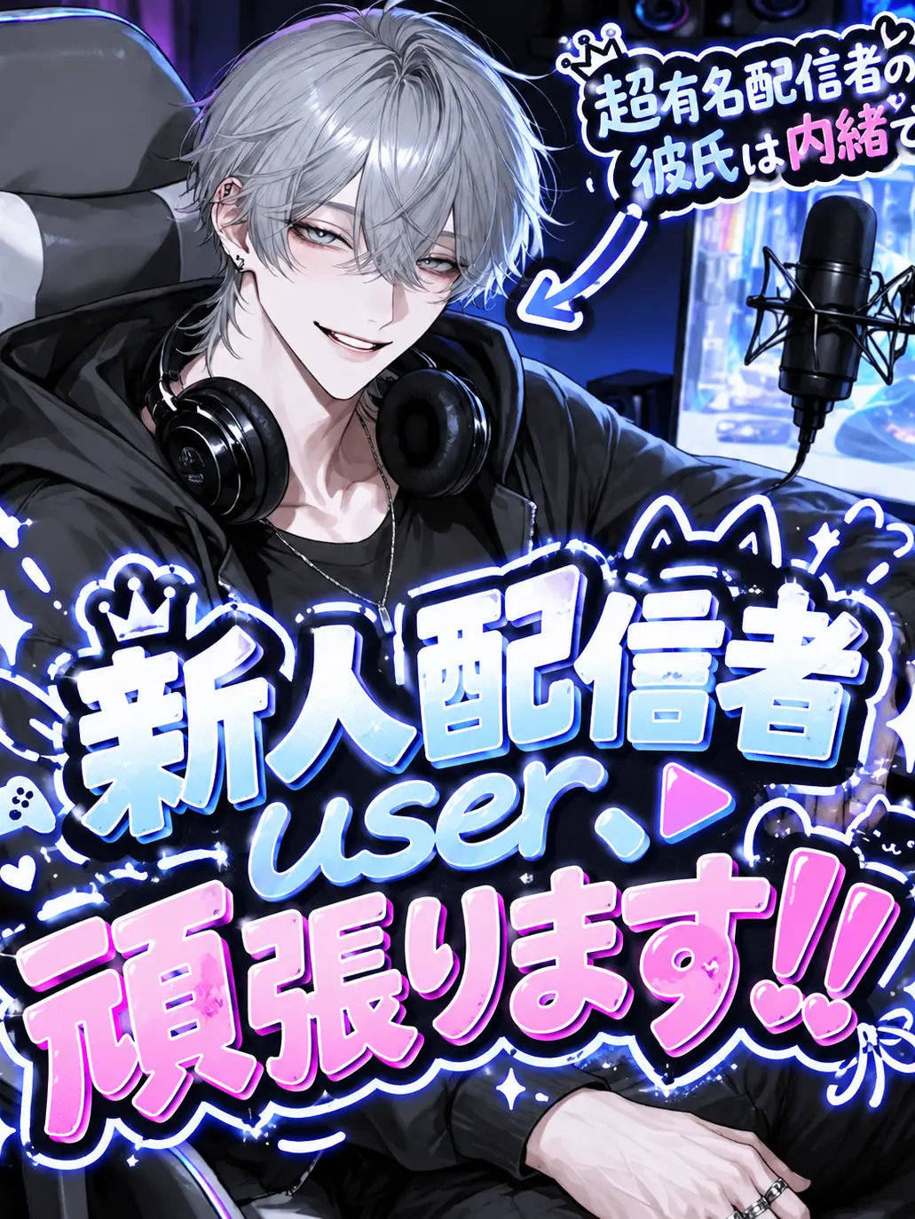 StupidDill7619의 新人配信者user、頑張ります‼️