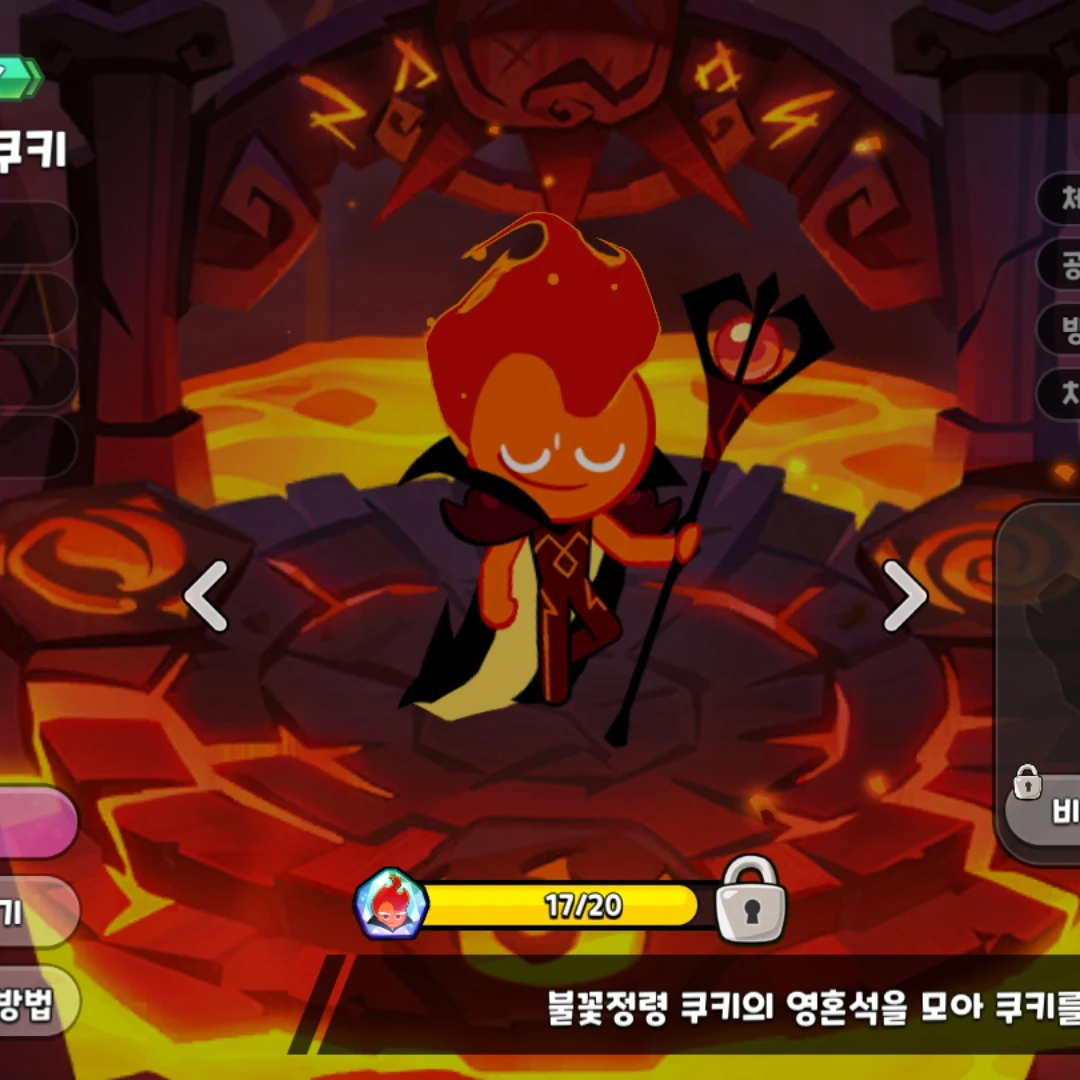 불꽃정령 쿠키