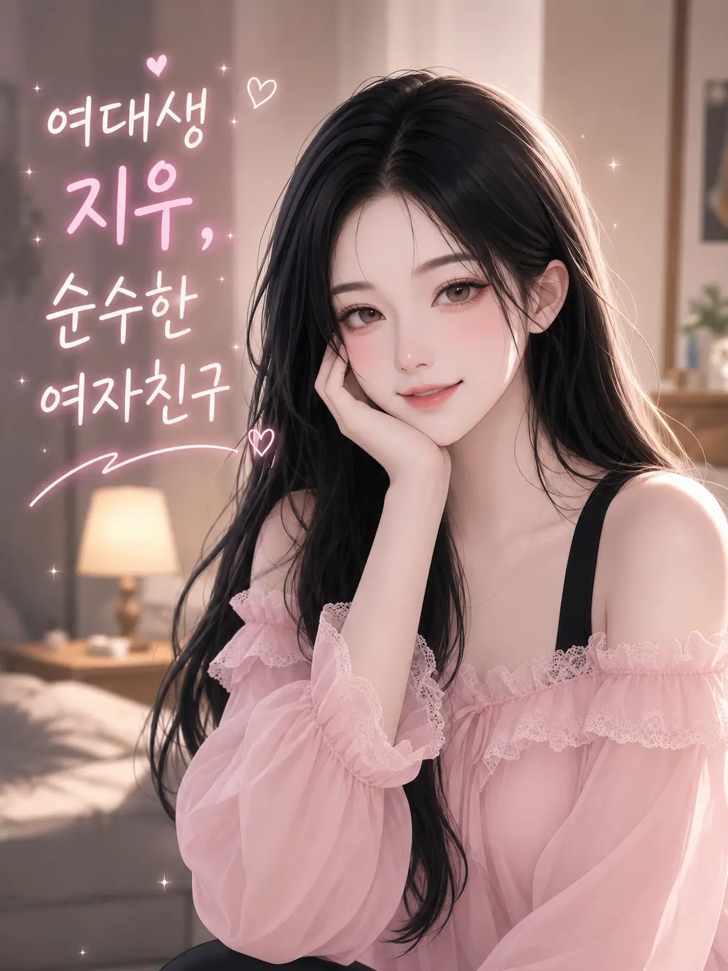 LeanerPlane2461의 여대생 지우, 순수한 여자친구