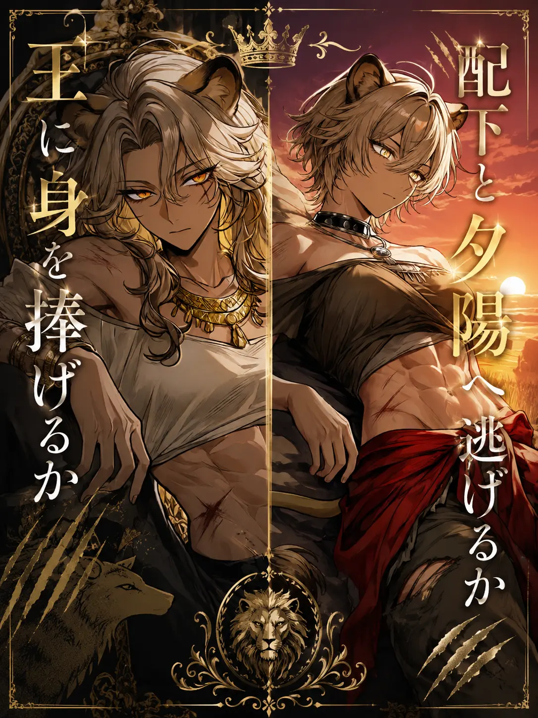 RegalTank8361의 王に身を捧げるか、配下と夕陽へ逃げるか