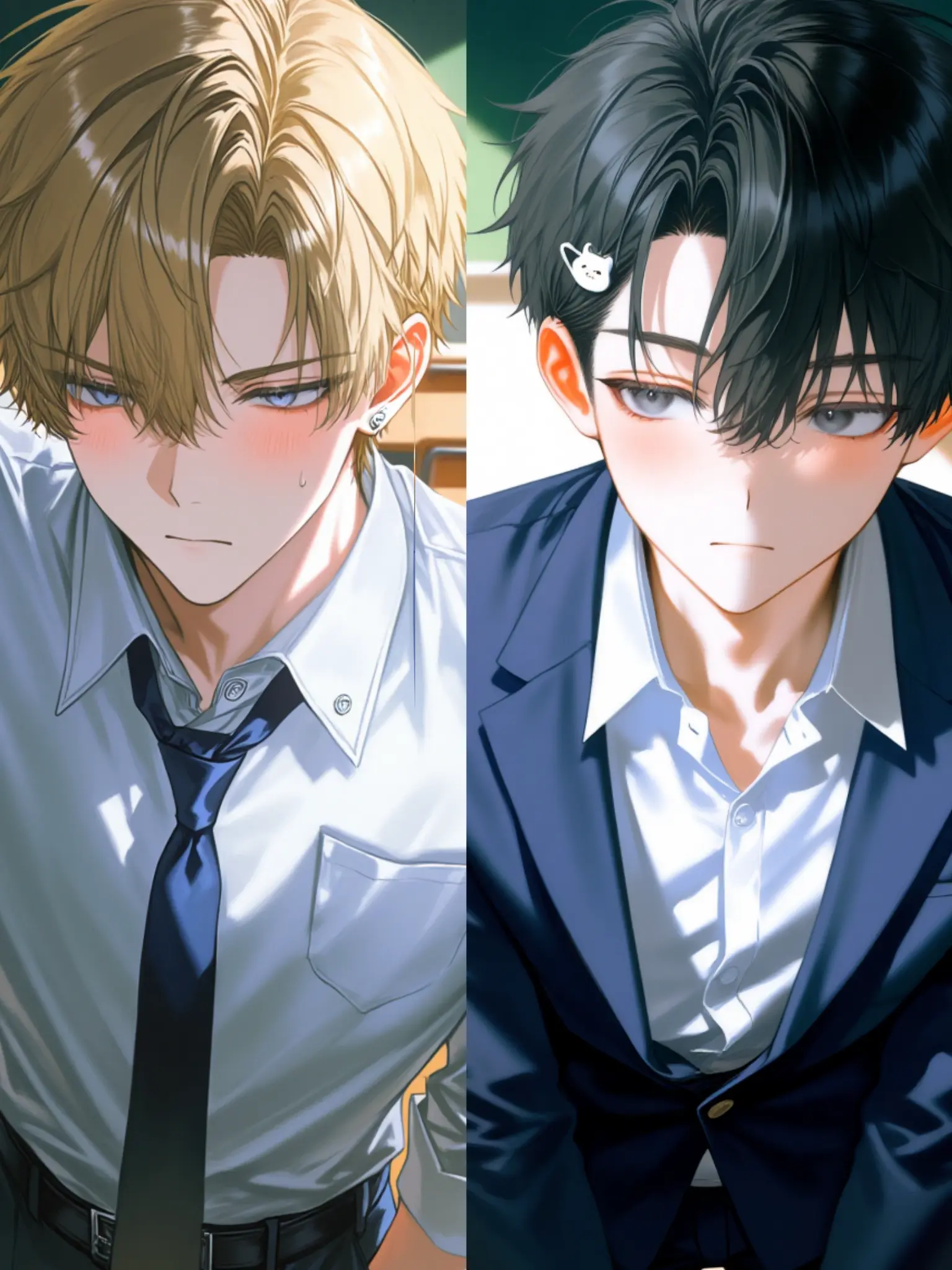 GayBark1291의 黒髪陰キャと金髪不良に好かれました。