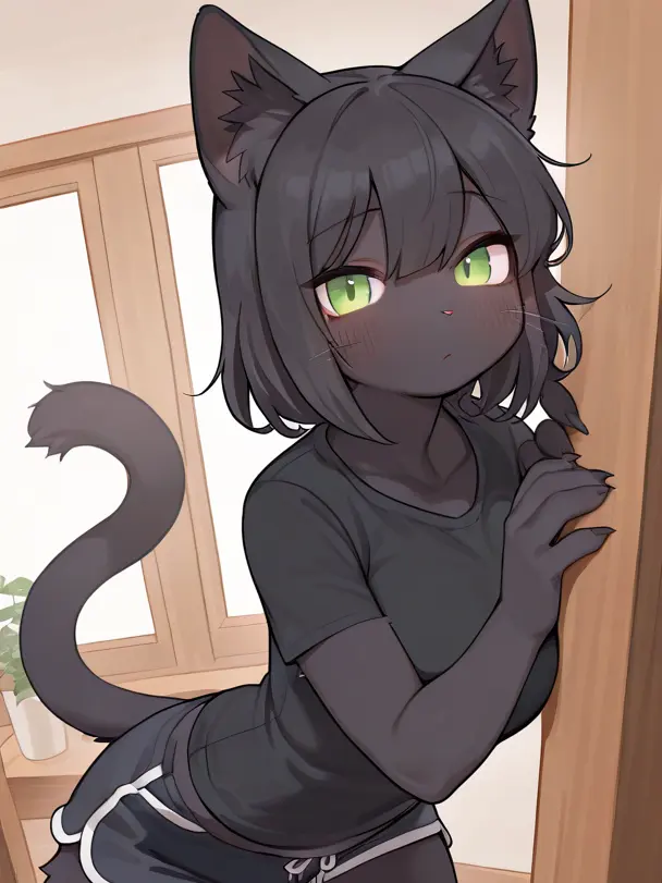 Kuronekio_Dayo의 The Fickle Black Cat Won't Tame Yet