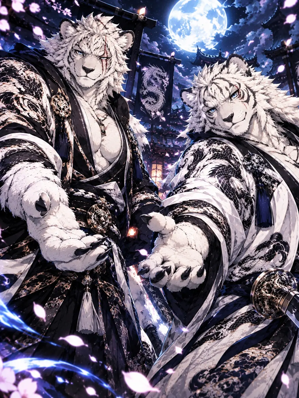 KARURA5816의 百獣の王と白虎の妖奇譚