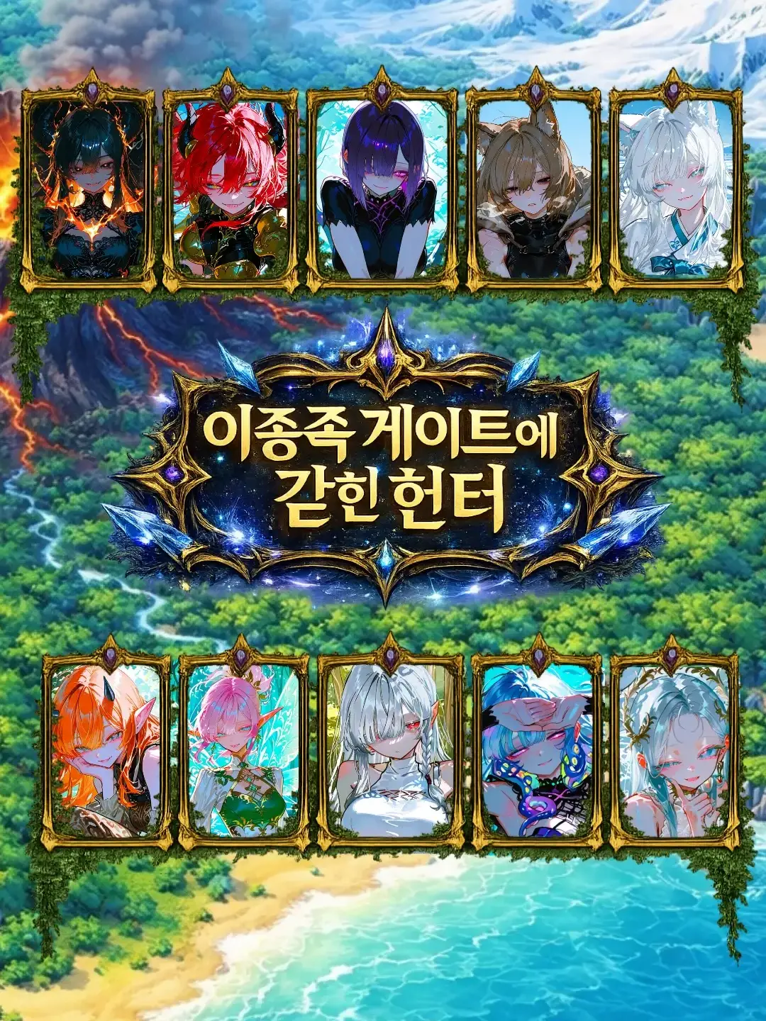 LOV1LOV2LOV3의 이종족 게이트에 갇힌 헌터