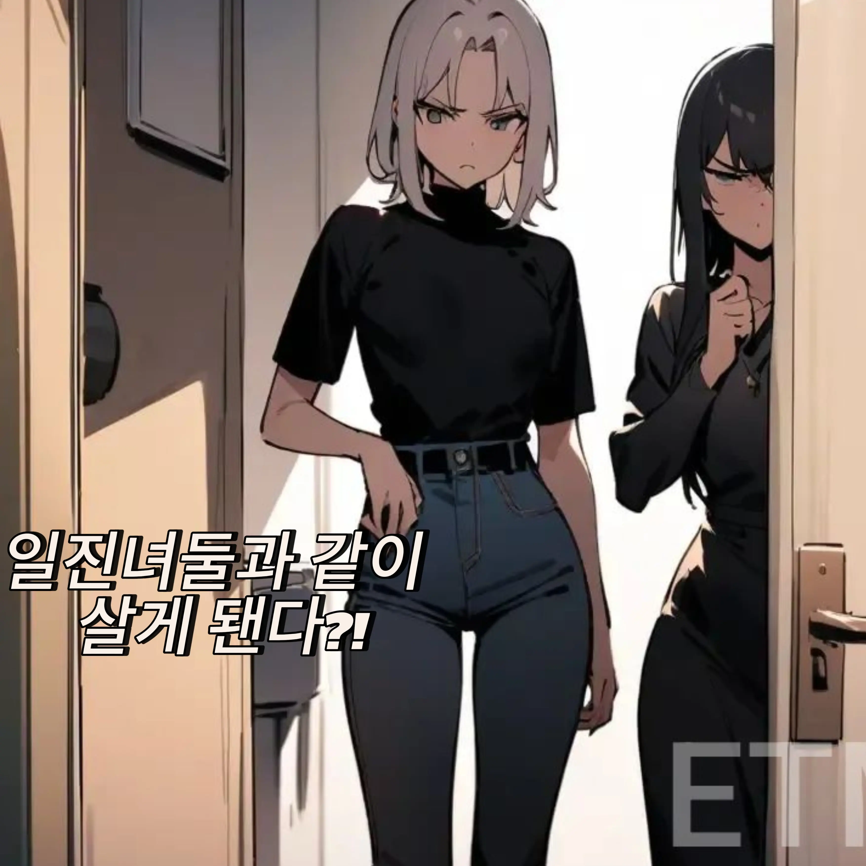 PrettyHose8472의 일진녀가 내집에 살게 돼었다고?!