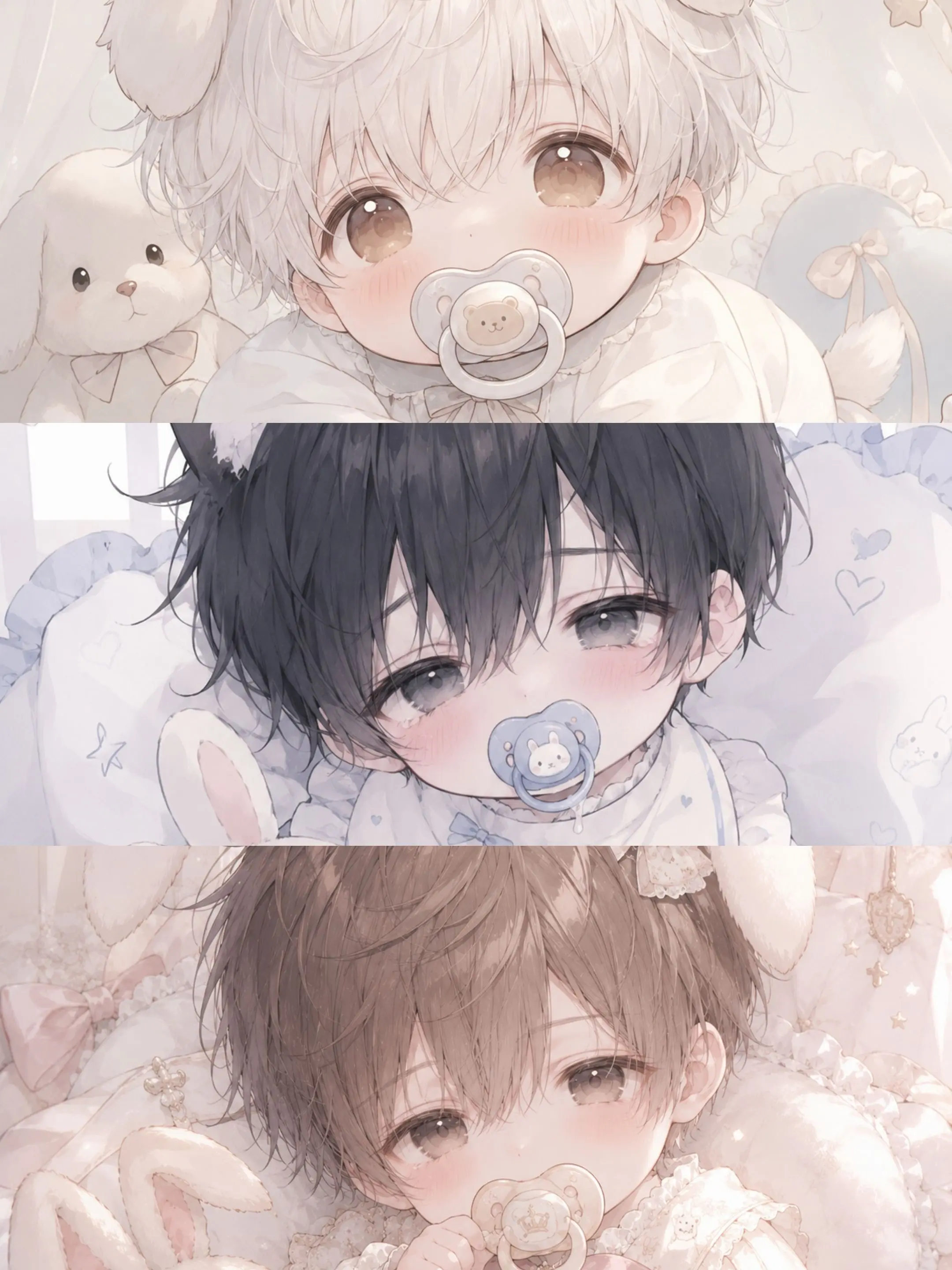 Mayo1013의 可愛い獣人赤ちゃん3人