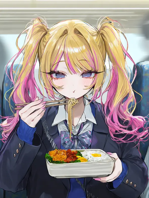 475의 Shinkansen, Gyaru, Bento, Sleep