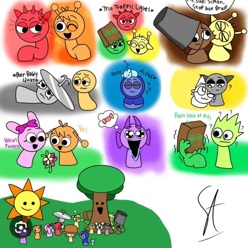 Smellsugar2039의 스프런키 유치원 AU