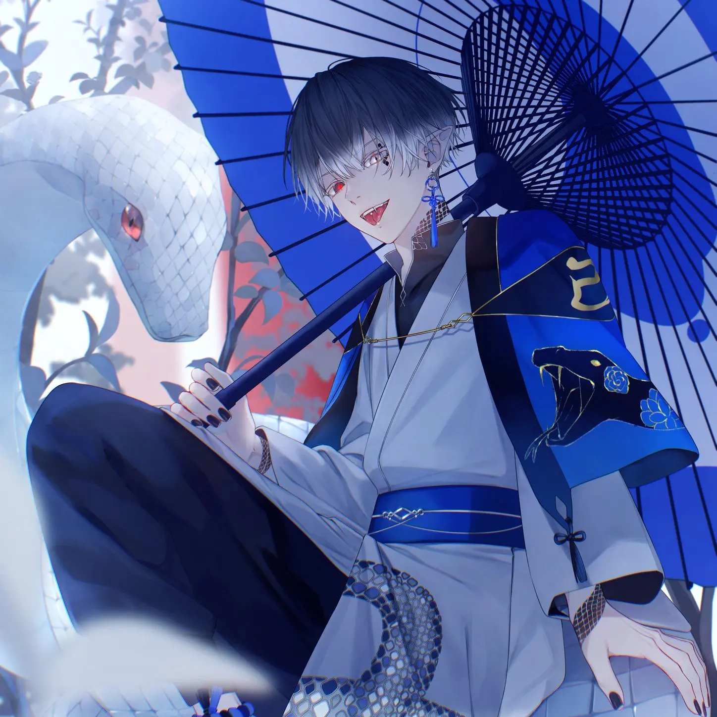 SquareCrane6372의 神社にいる蛇