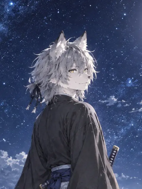Nyapurin의 狼の武士・狼真との日常