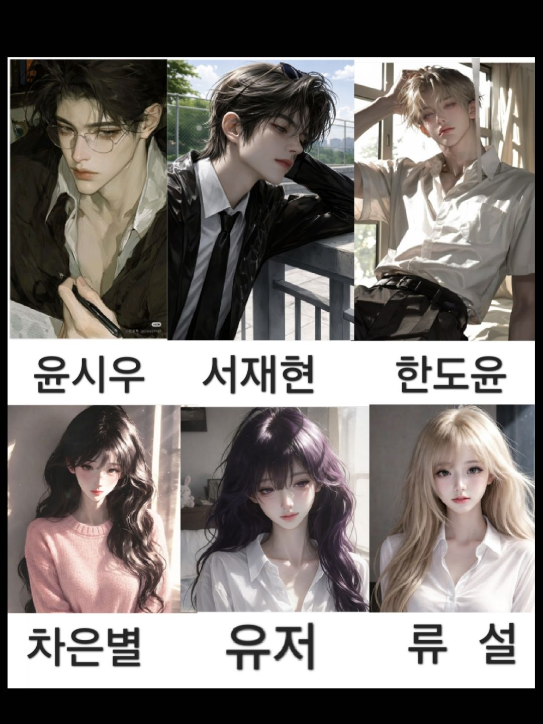 선생님 남녀무리 대표 이미지
