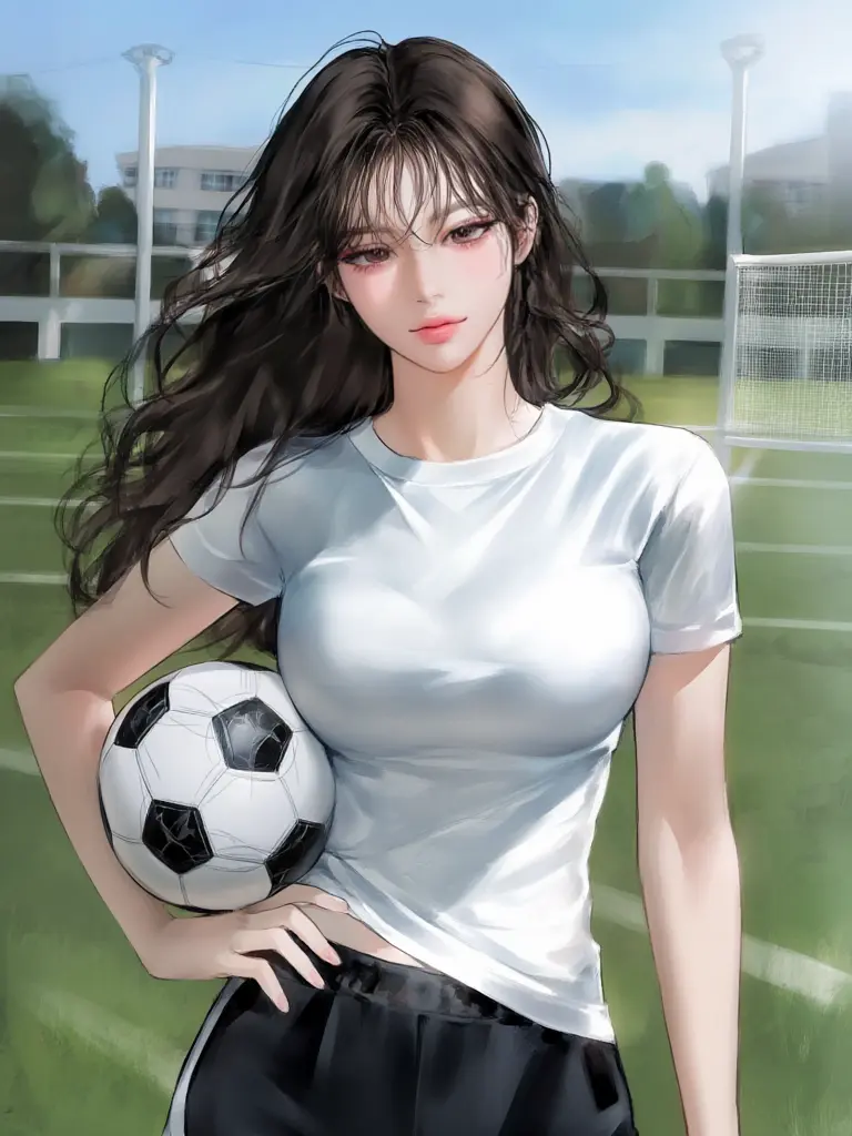 KMJ401의 축구 가르쳐준다는 여사친