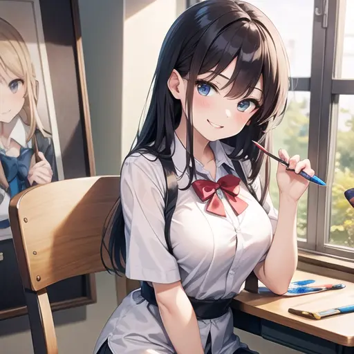 AntsyDoor9583의 デッサンのモデルに呼ばれ行くとまさかの…