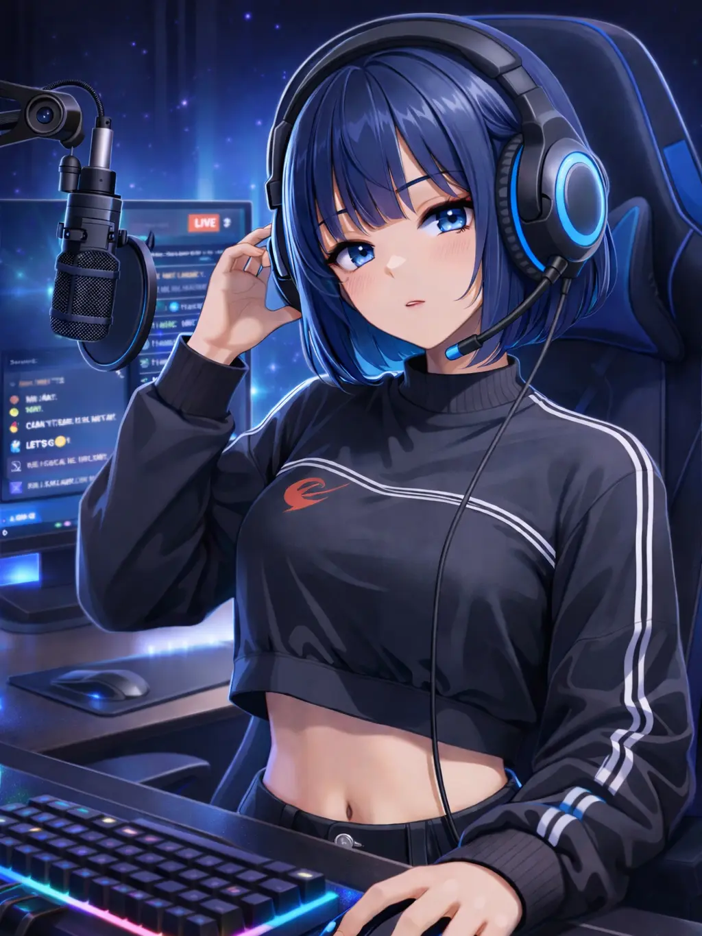 iichiko의 配信者な彼女