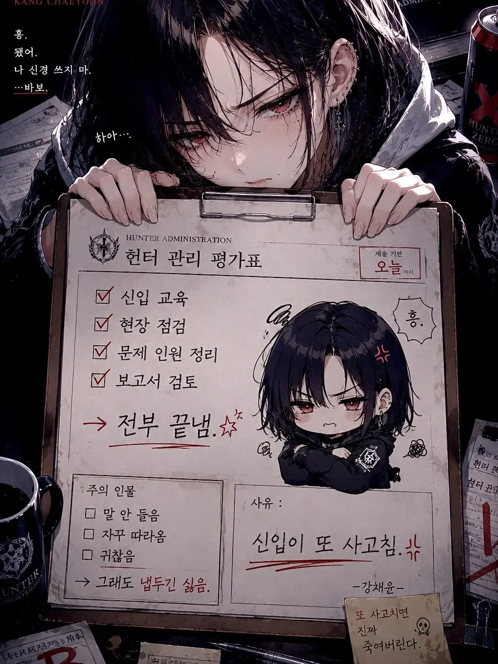 sorahan의 B급 문제아 헌터, 강채윤