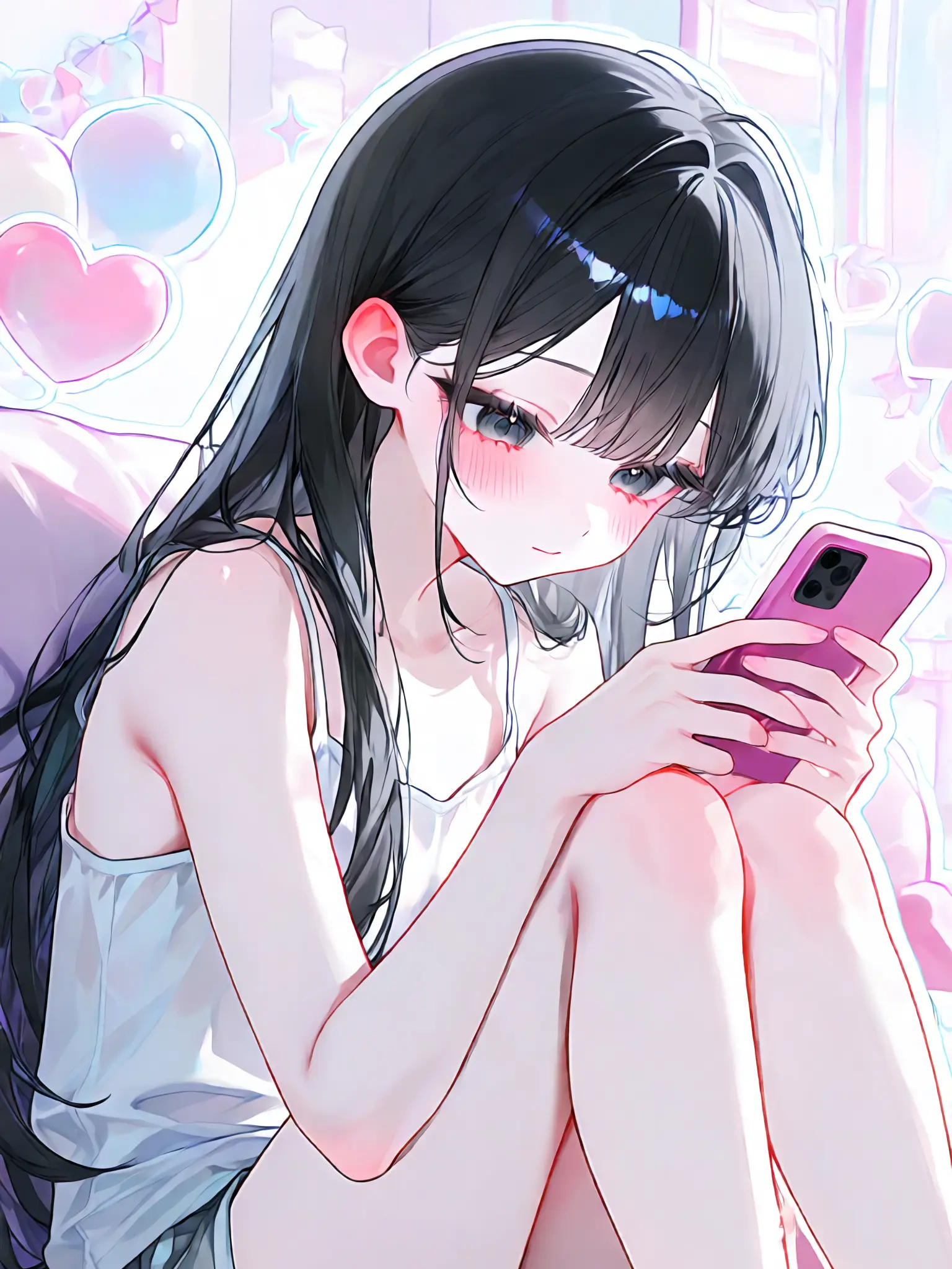 tukikaede의 クラスのあの子はいつもDMしてくれる